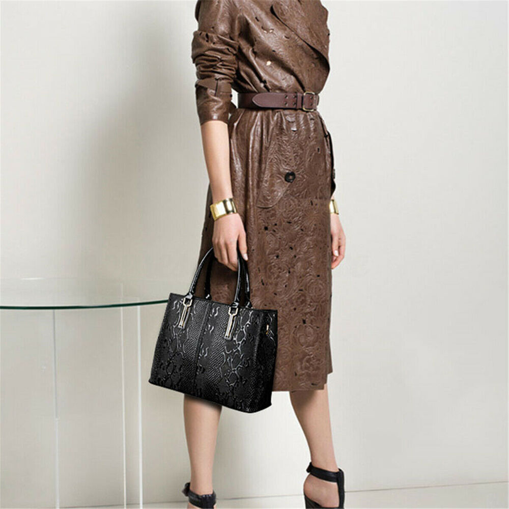 Women Ladies Leather Handbag Shoulder Bag Messenger Crossbody Tote Purse Satchel