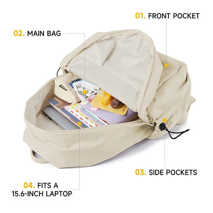 Women‘s Backpack Oxford School Bags Teenage Girl Shoulder Book Bag Travel