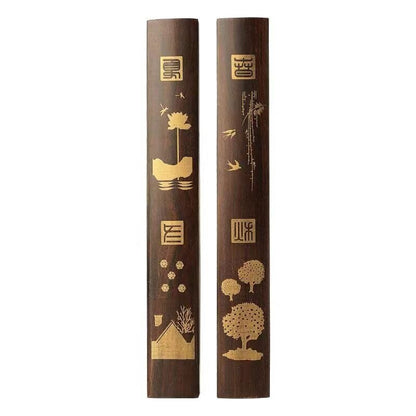 2cps Wooden Paperweight Redwood Chinese Calligraphy Special PaperWeights