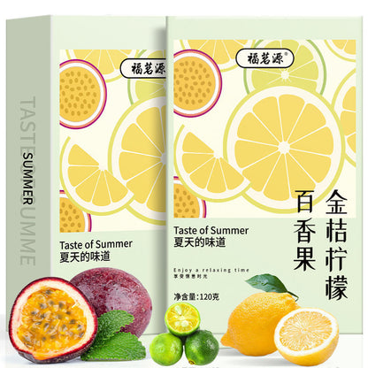 120g Kumquat Lemon Passion Fruit Tea Fruit Tea Honey Freeze-dried Lemon Slice