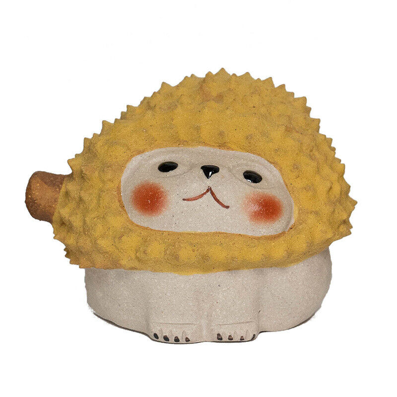True Yixing Zisha Tea Pet Cat Hedgehog Durian Shape Creative House Warming Gift