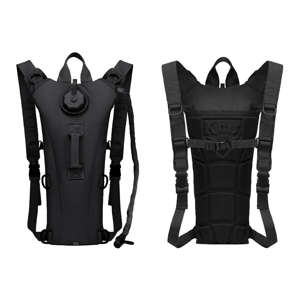 3L Water Bladder Hydration Pack Bag Water Storage Backpack for Hiking Camping US