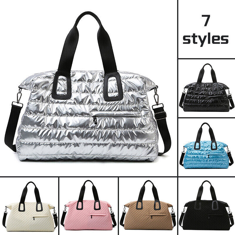 Women Big Capacity Quilted Yoga Sport Handbag Fitness Bag Travel Crossbody Bags