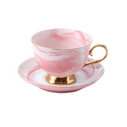 Fashion Ceramic Coffee Mug Office Milk Tea Cup Marbling Design Cup