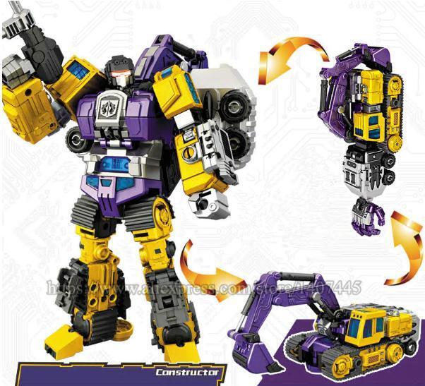 Set Nbk Oversized Devastator Transformation Gravity Builder Figure Toy Kids