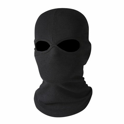 Full Face Cover Balaclava Hat Tactical Winter Cycling Scarf Warm Face Mask Black