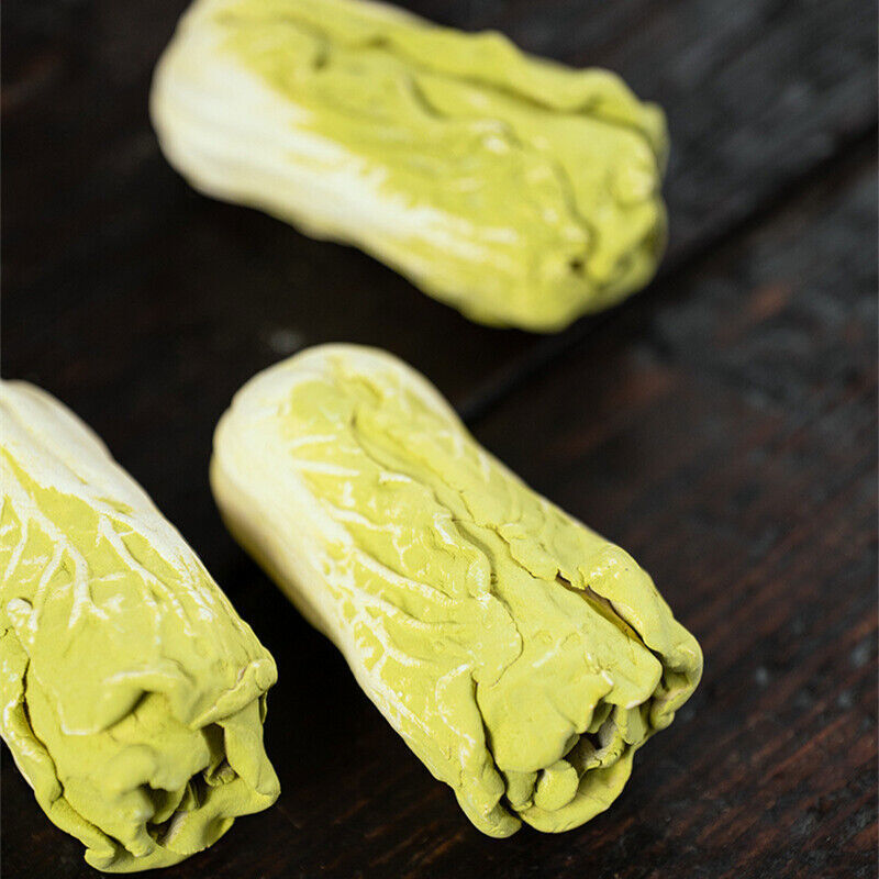 Chinese cabbage vivid handmade artware zisha purple clay tea pet wealth bring