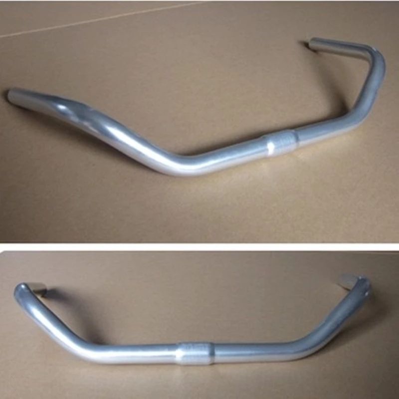 Bicycle Handlebar Retro Fixed Bike 25.4mm Cycling Parts Bend Handle Aluminum Bar
