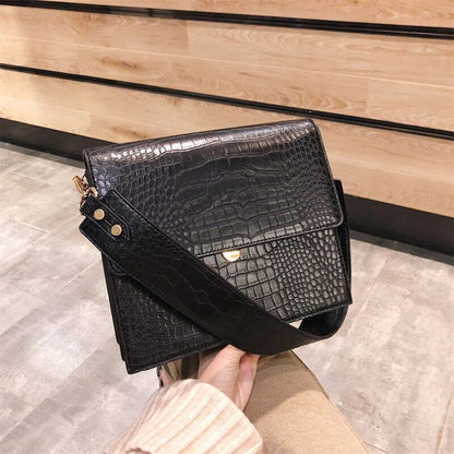 PU Leather Shoulder Crossbody Bags Women Bag Pattern Casual Tote Bag
