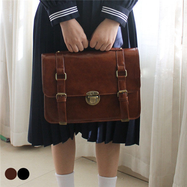 Vintage Japanese JK Uniform Shoulder Bag School Bookbag Backpack Cosplay Handbag