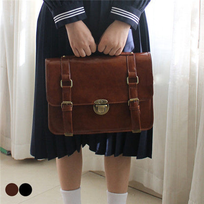 Vintage Japanese JK Uniform Shoulder Bag School Bookbag Backpack Cosplay Handbag