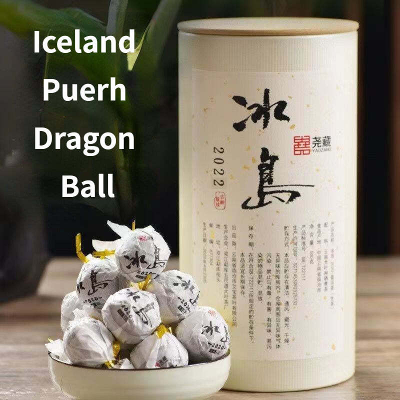 300g Iceland Puerh Raw Tea Dragon Ball Hundred Old Tree Pu-erh Raw Tea Green Tea