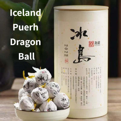 300g Iceland Puerh Raw Tea Dragon Ball Hundred Old Tree Pu-erh Raw Tea Green Tea