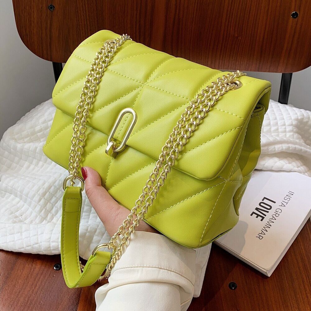 Shoulder Bag Women Leather Pu Quilted Bag Female Luxury Handbags Women Bags