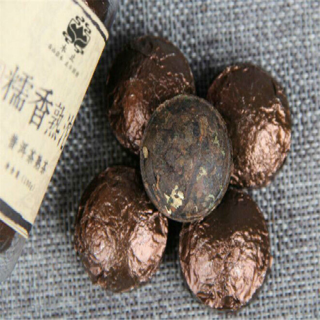 100g Yunnan Pu-erh Tea Puer Tuo Cha Small Canned Glutinous Rice Pu Er Cooked Tea
