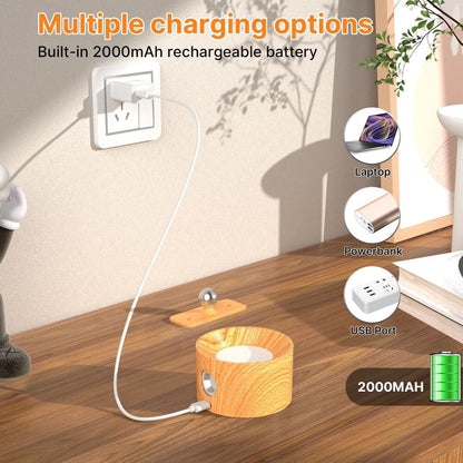 Wall Light LED Sconces 3 Brightness Levels Modes Batter Rotatable Lamps Lighting