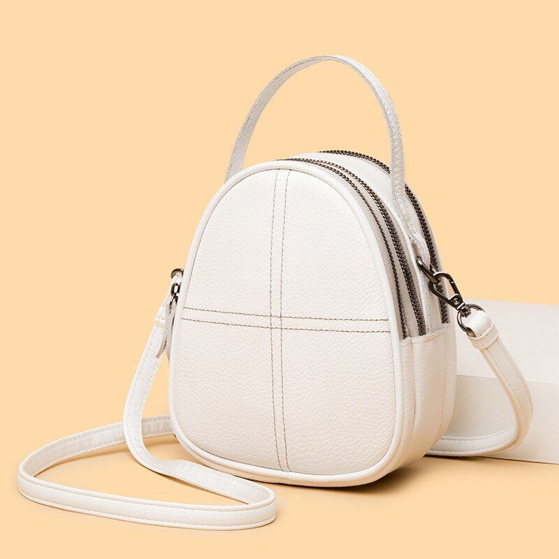Fashion Crossbody Handbags Genuine Leather Shell Casual Shoulder Messenger Purse