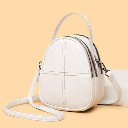 Fashion Crossbody Handbags Genuine Leather Shell Casual Shoulder Messenger Purse