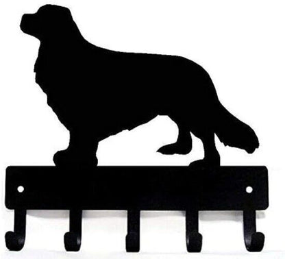 Cavalier King Charles Spaniel Dog Key Rack Hanger - 6 inch/9 inch Metal Wall Art