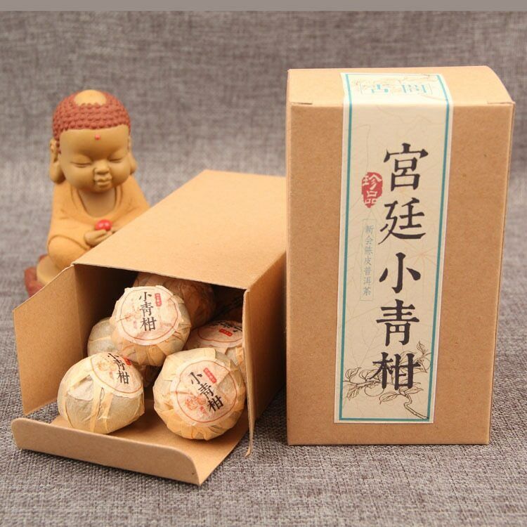Chinese XinHui "Chen Pi" Tangerine Peel Ripe Puer Tea "Gong Ting 100g/box
