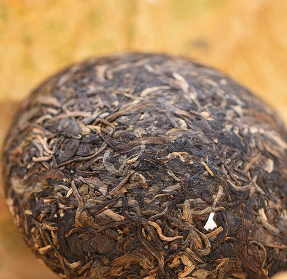 Menghai Liming 2007 Octagonal Pavilion Royal Arbor Puer Tuocha Raw Tea 200g