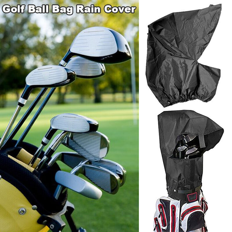 Golf Bag Rain Cover Waterproof Hood Club Protection Golf Cart Bag For Easy Use
