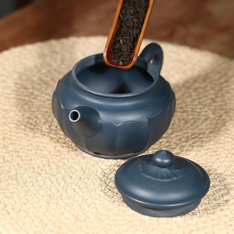true yixing zisha green clay tea pot marked matching tea cup handmade pot 320ml