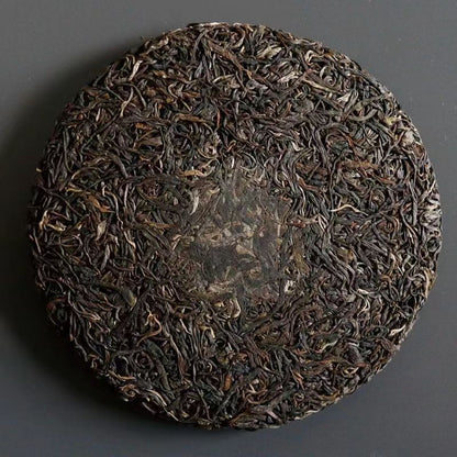 357g Pu-erh Green Tea Cake Laomaner Puerh Raw Tea Yunnan Ancient Tree Pu'er Tea