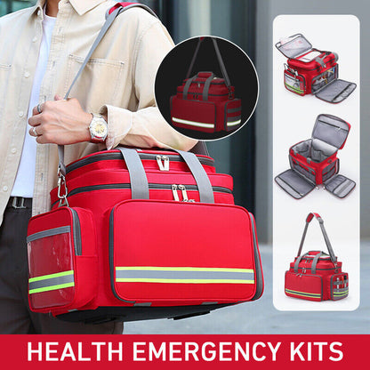 First Aid Medical Kits Emergency Rescue Backpacks Large Capacity Shoulders Bag