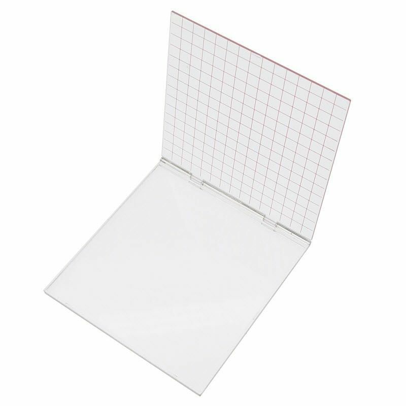 Scrapbooking Stamping Tools Folder Card Making Embossing Acrylic 15.2x15.3x0.7cm