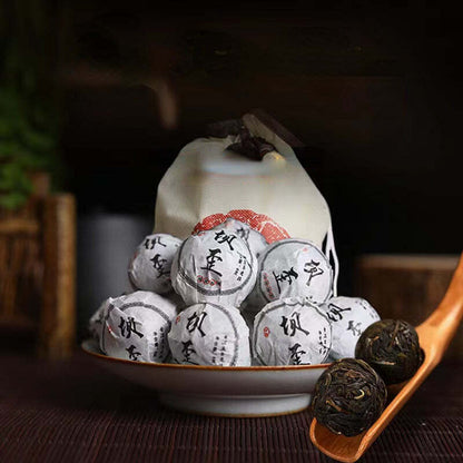 250g Premuim Green Tea Dragon Ball Raw Pu-erh Tea Chinese Pu'er Tea Weight Loss