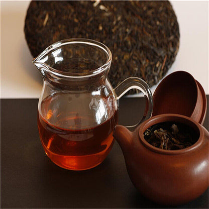 Pu-Erh Cooked Tea Cake Yunnan Highly Recommended Old Tree Puerh Black Tea 380g