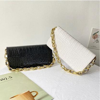 Women's Bag Shoulder Bag PU Buckle Texture Woven Handbags for Women