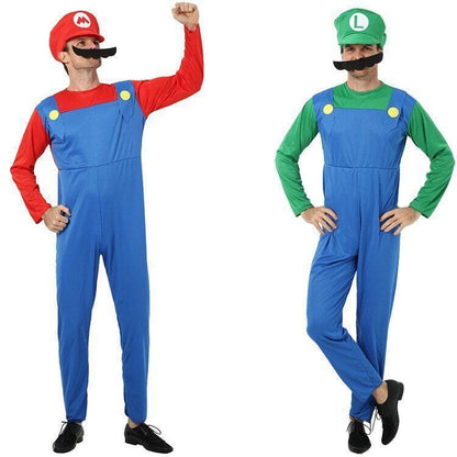 Cosplay Disfraz De Super Mario Traje De Para Adultos Y Niã±os Fiesta De Hallowee