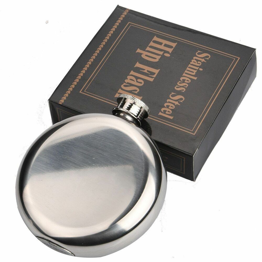 Hip Flask Mini Alcohol Liquor Bottles Stainless Steel Whiskey Flagon 9x2.7x8.7cm