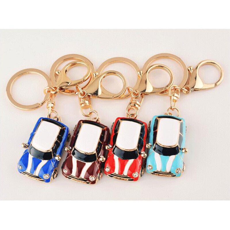 Beetle Car Keychain Purse Bag Car Pendant Key Chain Delicacy Small Keyring Gift