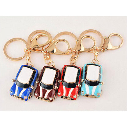 Beetle Car Keychain Purse Bag Car Pendant Key Chain Delicacy Small Keyring Gift