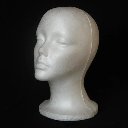 Head Model Mannequins Foam Female Hats Wig Display Stand Jewelry Glasses Holders