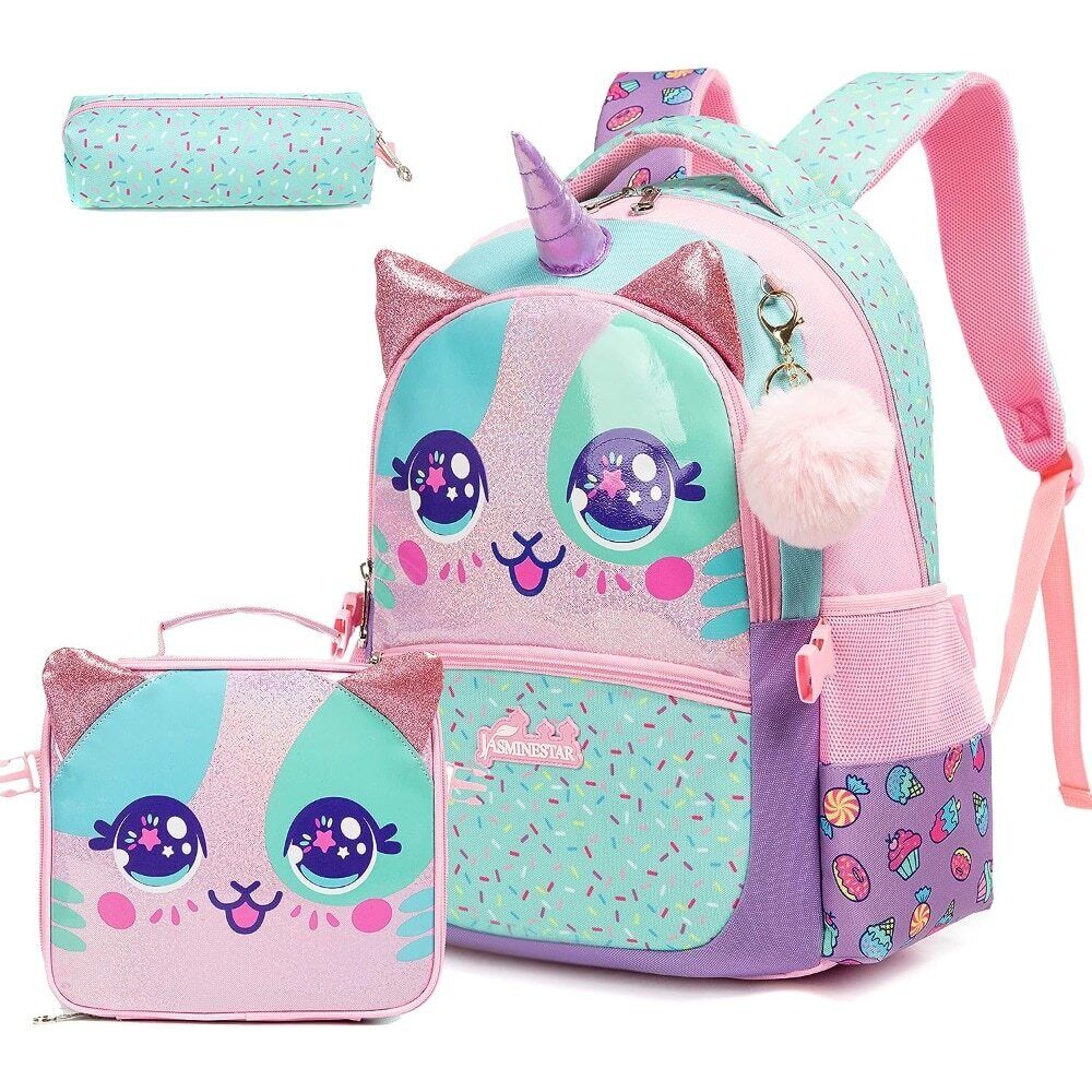 Kids Backpacks Girls School Bag Box School Backpack Girls Set Bookbag Backpack