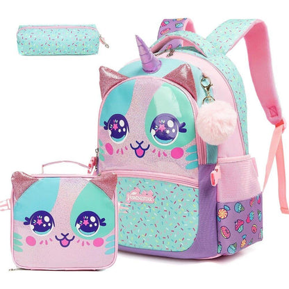 Kids Backpacks Girls School Bag Box School Backpack Girls Set Bookbag Backpack