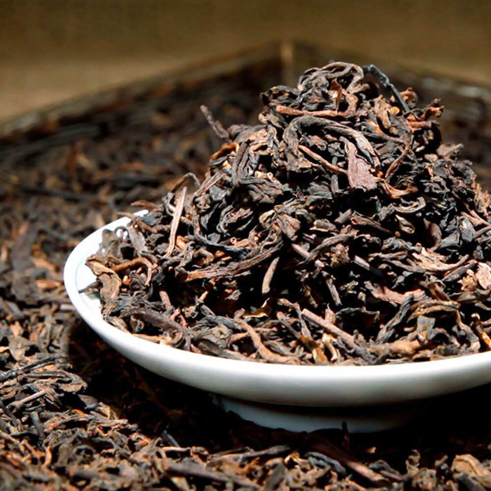 250g Organic Puerh tea Cooked Tea Barrel Black Tea High Mountain Organic Puer