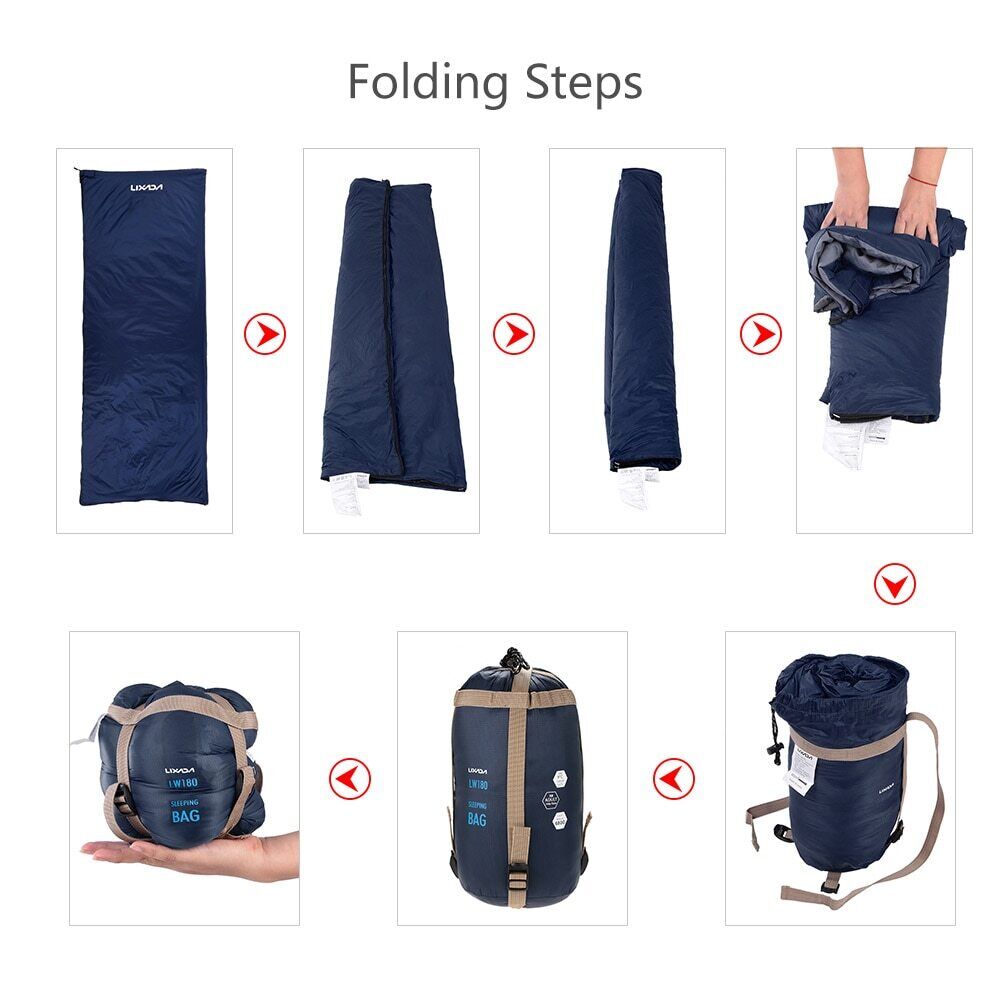 90 * 75cm Envelope Sleeping Bag Camping Travel Hiking Sleeping Bag Travel Bag