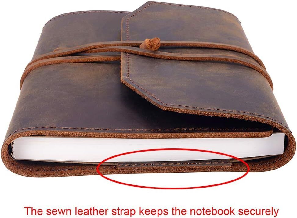 Handmade Refillable Leather Journal Writing Notebook Bound Diary Art Sketchbook