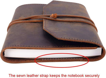 Handmade Refillable Leather Journal Writing Notebook Bound Diary Art Sketchbook