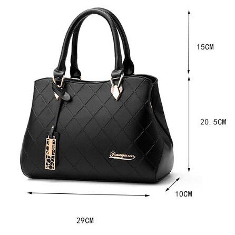 Women's Ladies Casual Shoulder Bag PU Leather Handbag Satchel Messenger Bags