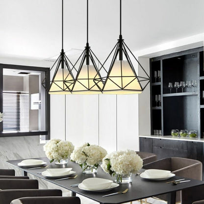 Nordic Pendant Lights Three-head Restaurant Pendant Dining Room Lamp Shop Front
