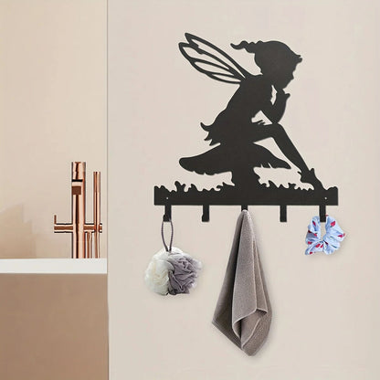Metal Creative Genie Key Hangers, Wall Mounted Hangers Hooks, Household