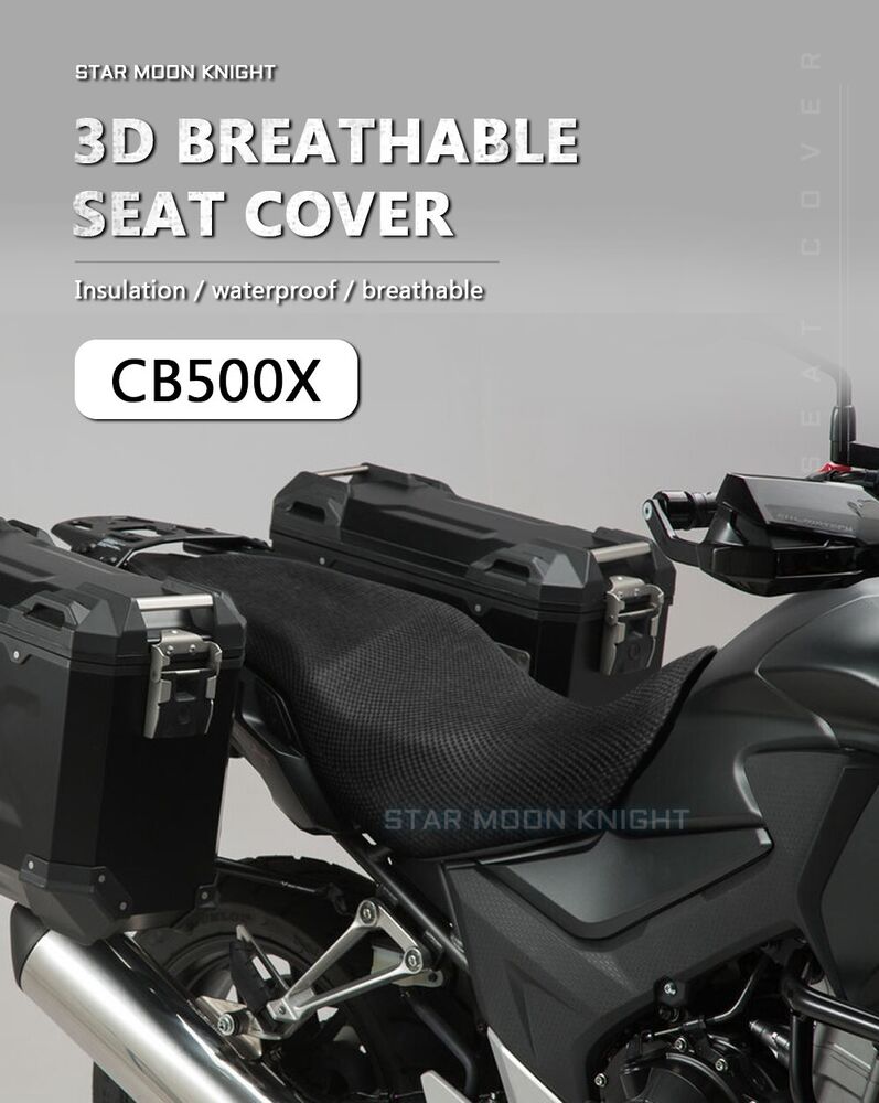 Breathable Seat Cover 3D Cushion Net Protect For Honda CB500X 2013 - 2022