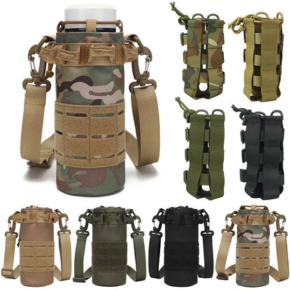 Tactical Molle Water Bottle Bag Portable Water Cup Holder Outdoor Water Bottle