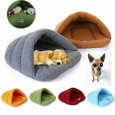 Cave Crate Cozy Warm Winter Bed House Sleeping Bag Plush Mat Pet Dog Cat Puppy